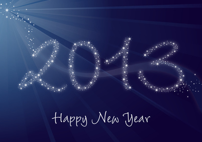 2013 Greeting card - Happy New Year